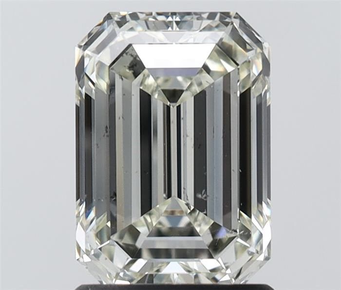 1.7ct Emerald J SI1 Natural Diamond