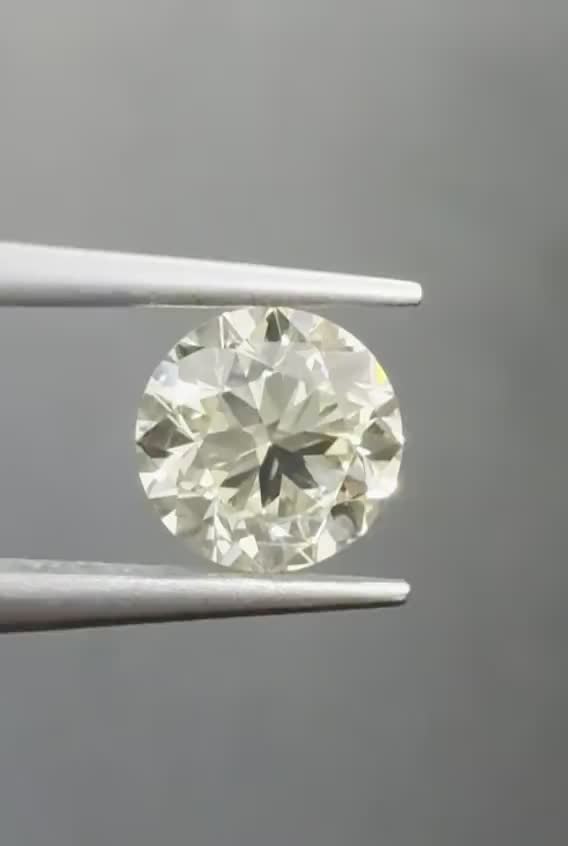 1ct Round L VS2 Natural Diamond