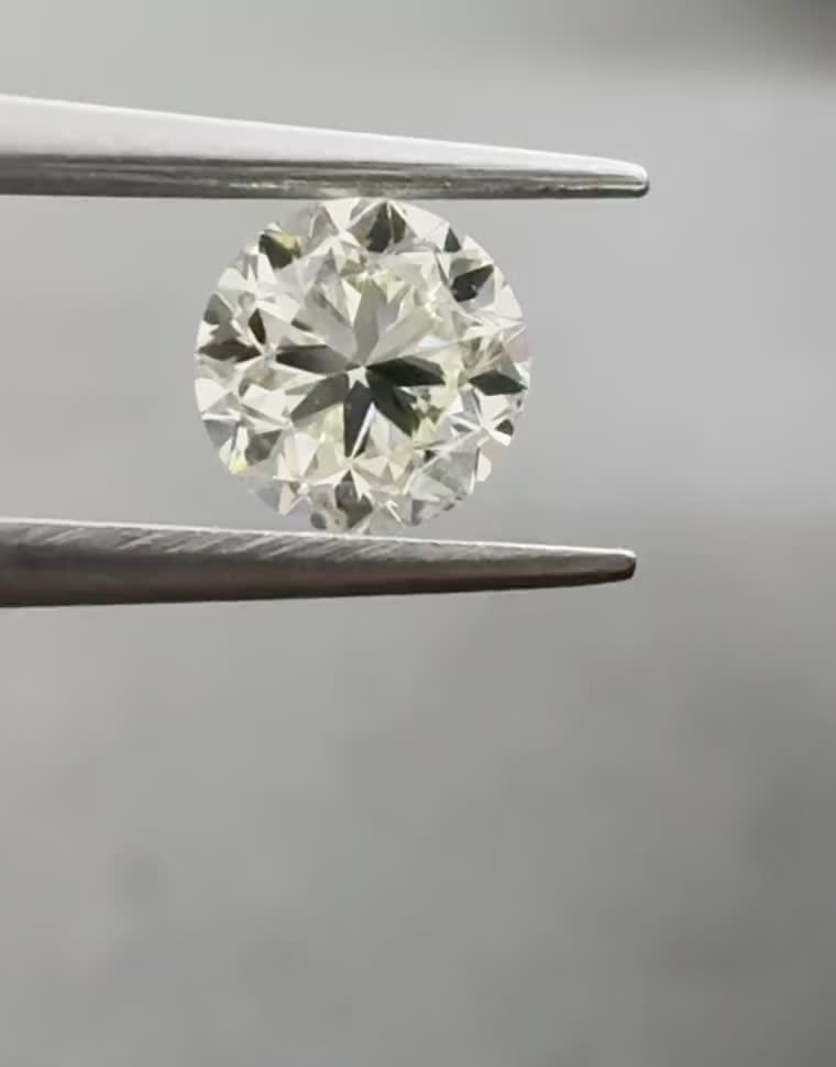 1ct Round M VVS2 Natural Diamond