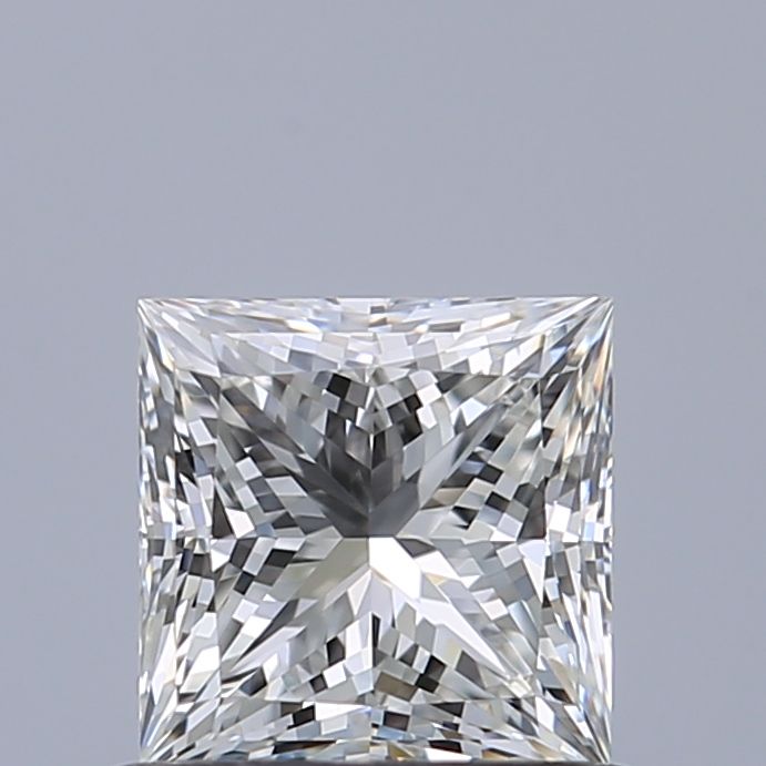0.71ct Princess F IF Natural Diamond