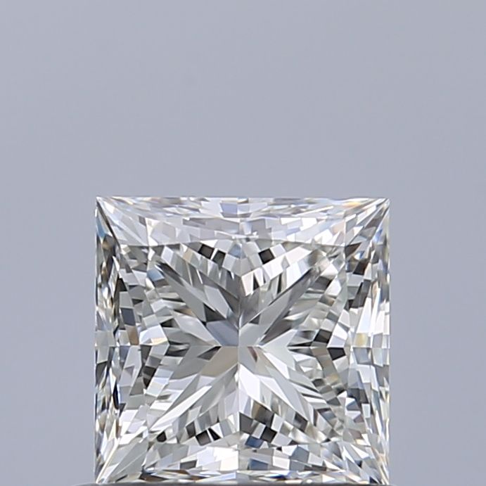 0.7ct Princess F IF Natural Diamond
