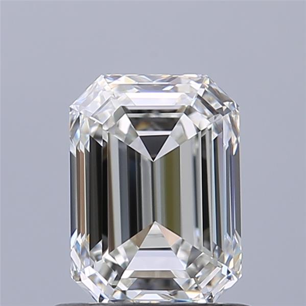 0.91ct Emerald F IF Natural Diamond