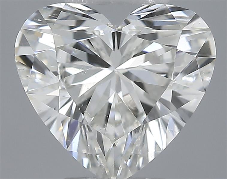0.9ct Heart H SI1 Natural Diamond
