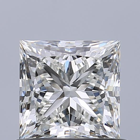 0.72ct Princess F VVS2 Natural Diamond