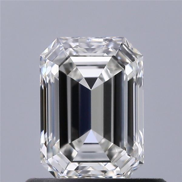 0.7ct Emerald F IF Natural Diamond