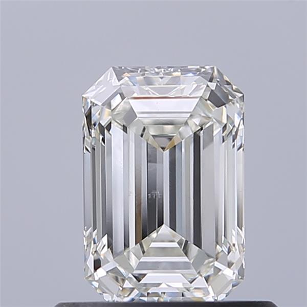 0.71ct Emerald F VVS2 Natural Diamond