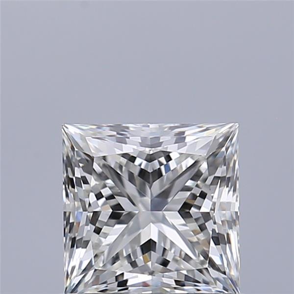 0.71ct Princess F IF Natural Diamond