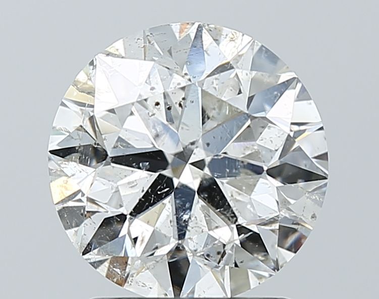 2.01ct Round H SI2 Natural Diamond