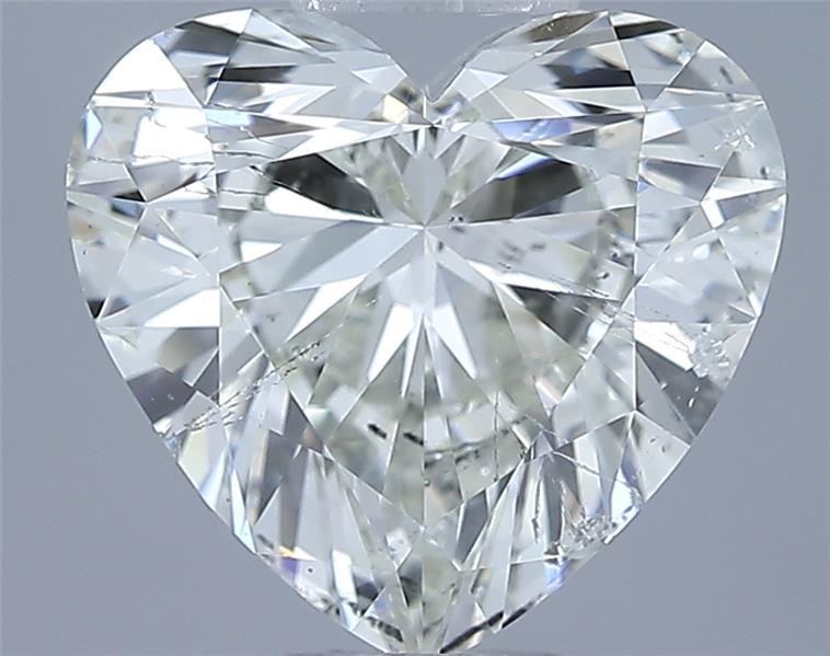 2.01ct Heart I SI2 Natural Diamond