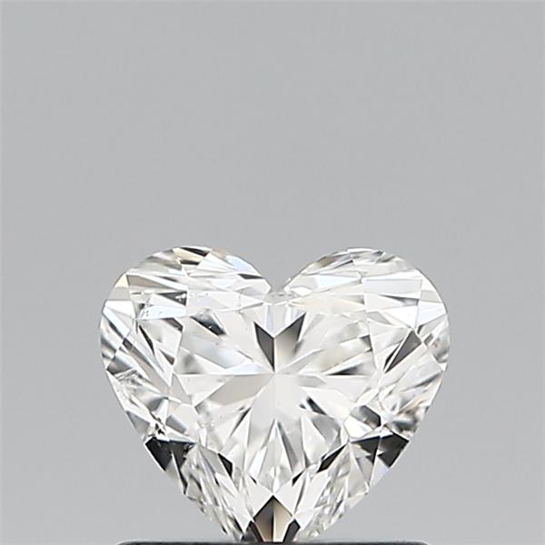0.7ct Heart F SI1 Natural Diamond