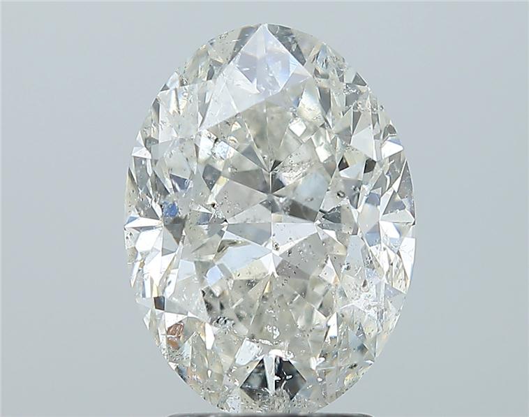 3.04ct Oval H SI2 Natural Diamond