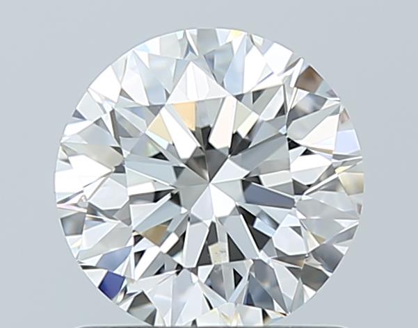 1ct Round F VS2 Natural Diamond