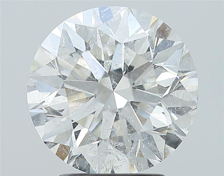3ct Round H SI2 Natural Diamond