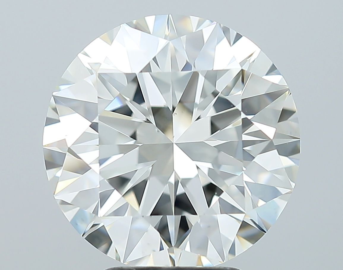 4.31ct Round H VS2 Natural Diamond