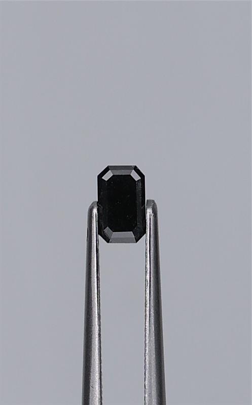 0.31ct Fancy Black Emerald Natural Diamond