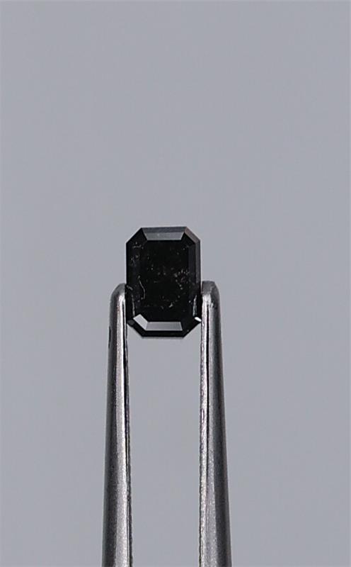 0.33ct Fancy Black Emerald Natural Diamond