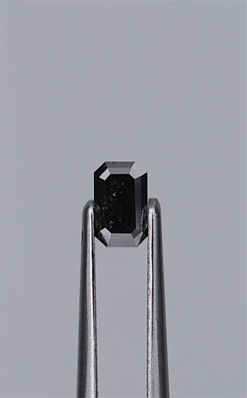 0.31ct Fancy Black Emerald Natural Diamond