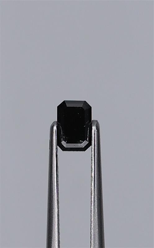 0.37ct Fancy Black Emerald Natural Diamond