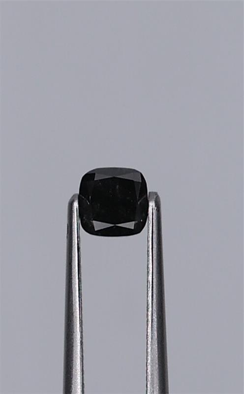 0.39ct Fancy Black Cushion Natural Diamond