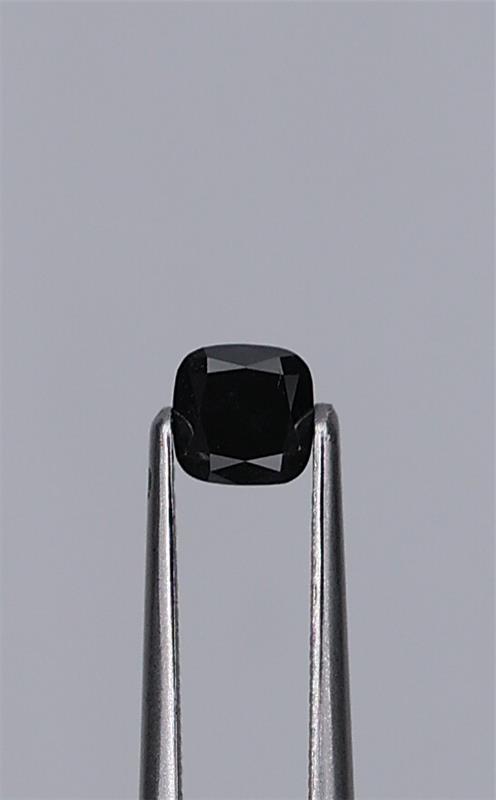 0.41ct Fancy Black Cushion Natural Diamond