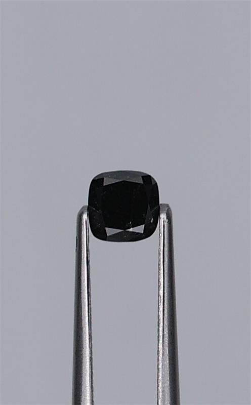 0.44ct Fancy Black Cushion Natural Diamond