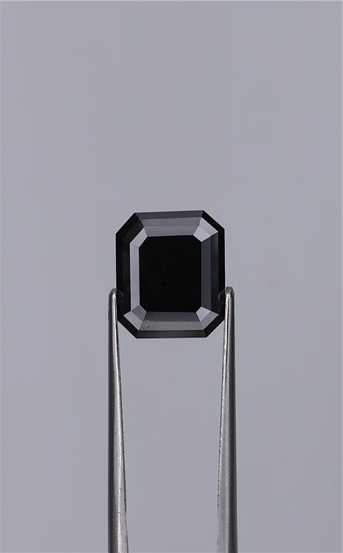 4.96ct Fancy Black Emerald Natural Diamond