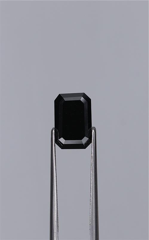 3.06ct Fancy Black Emerald Natural Diamond