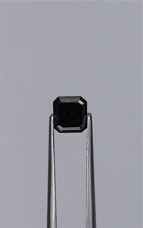 1.07ct Fancy Black Emerald Natural Diamond