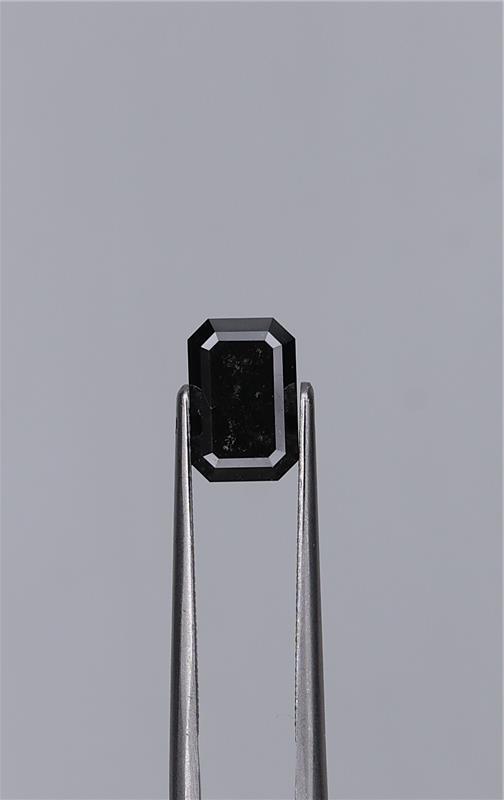 1.88ct Fancy Black Emerald Natural Diamond