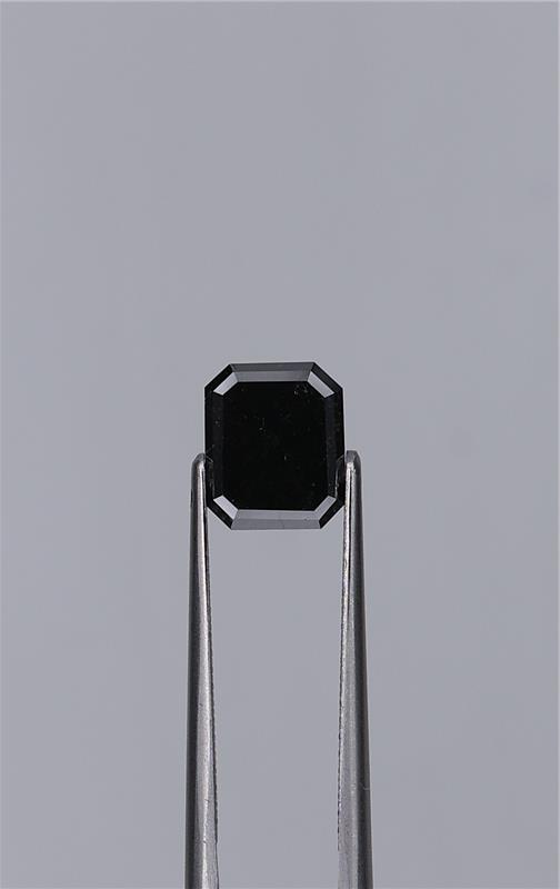 2.15ct Fancy Black Emerald Natural Diamond