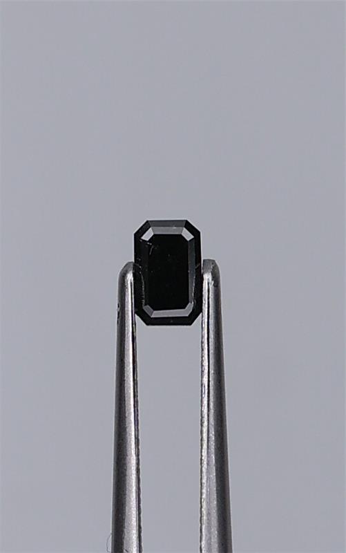0.24ct Fancy Black Emerald Natural Diamond