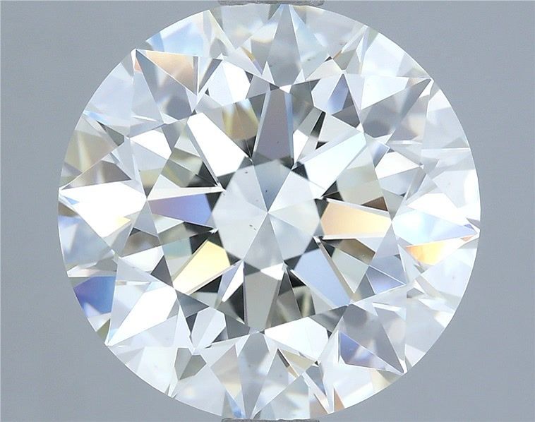 4.64ct Round J VS1 Natural Diamond